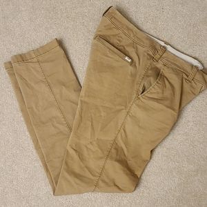 Mens 31x32 Hollister epic flex skinny chino, khaki